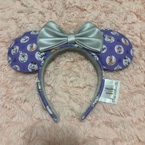 Disney 100th Loungefly Purple and Silver Mickey & Friends Ears Headband